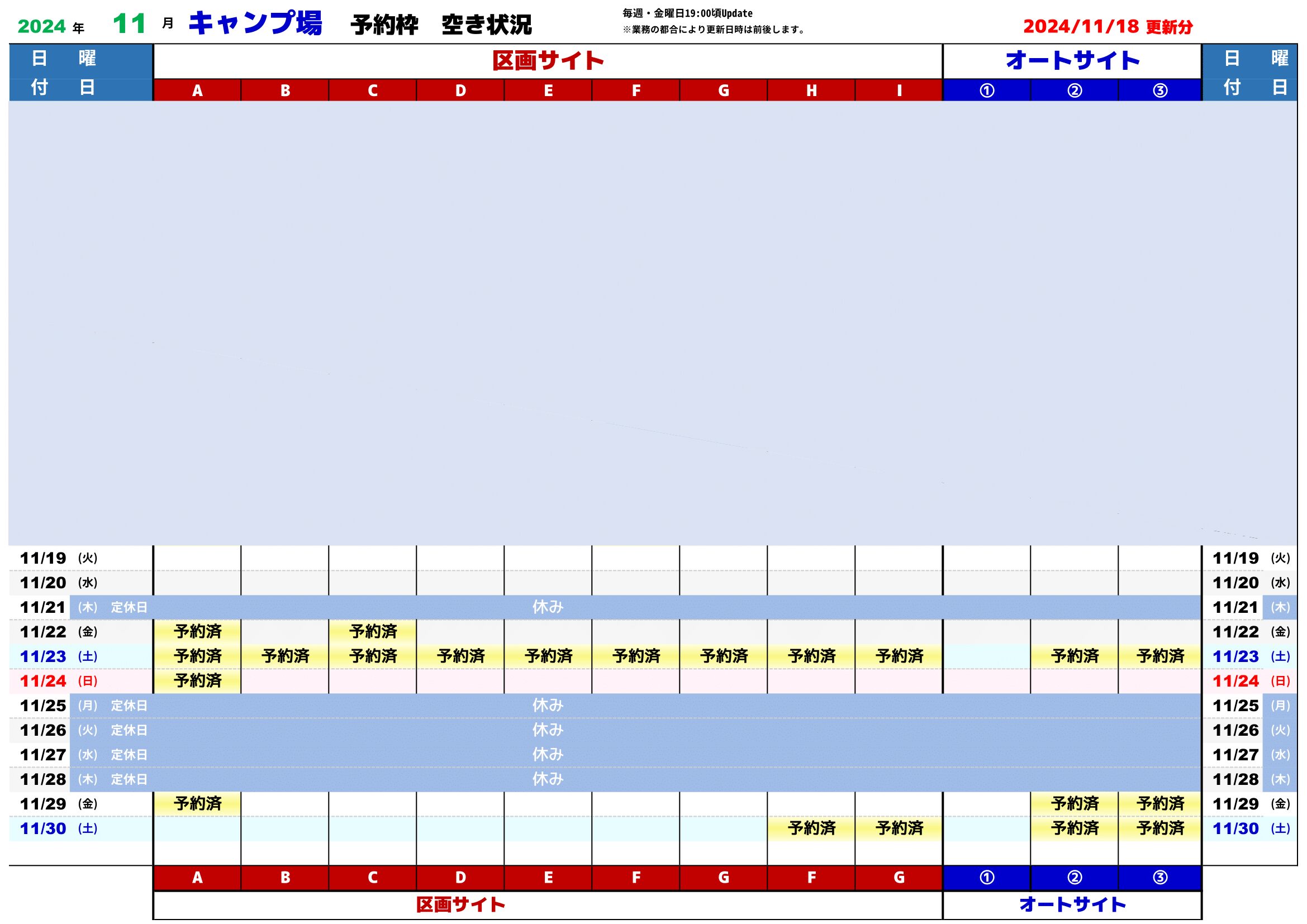 予約状況